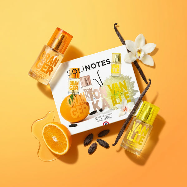 Coffret Trio Parfum 15ml Fleur d'Oranger, Tonka, Vanille