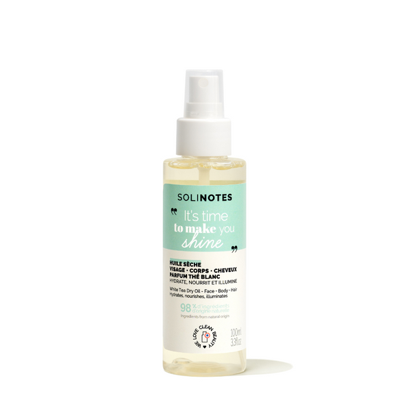 Huile Sèche Thé Blanc - Corps, Visage & Cheveux 100ml