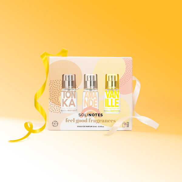 Coffret 3 Eaux de Parfum 15ml Tonka, Amande, Vanille