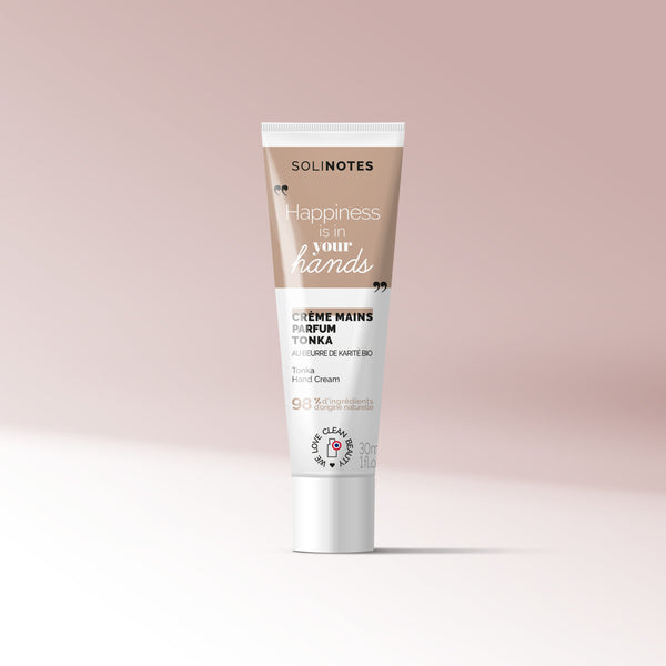 Crème mains Solinotes parfum Tonka
