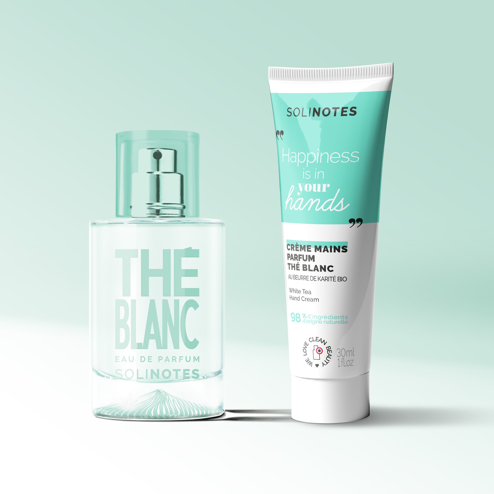 White Tea Gift Set - Perfume and Hand Cream – Solinotes